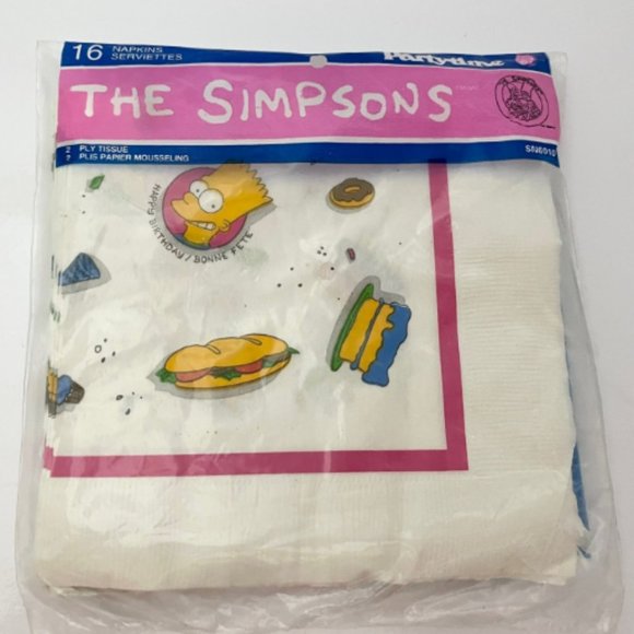 THE SIMPSONS BIRTHDAY PARTY FAVORS PARTY FOR 6 - HATS, LOOT BAGS, BLOWOUTS NIP - Picture 6 of 7